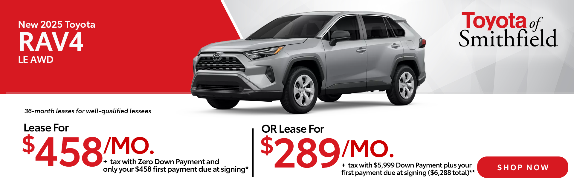 New 2025 Toyota RAV4 LE AWD