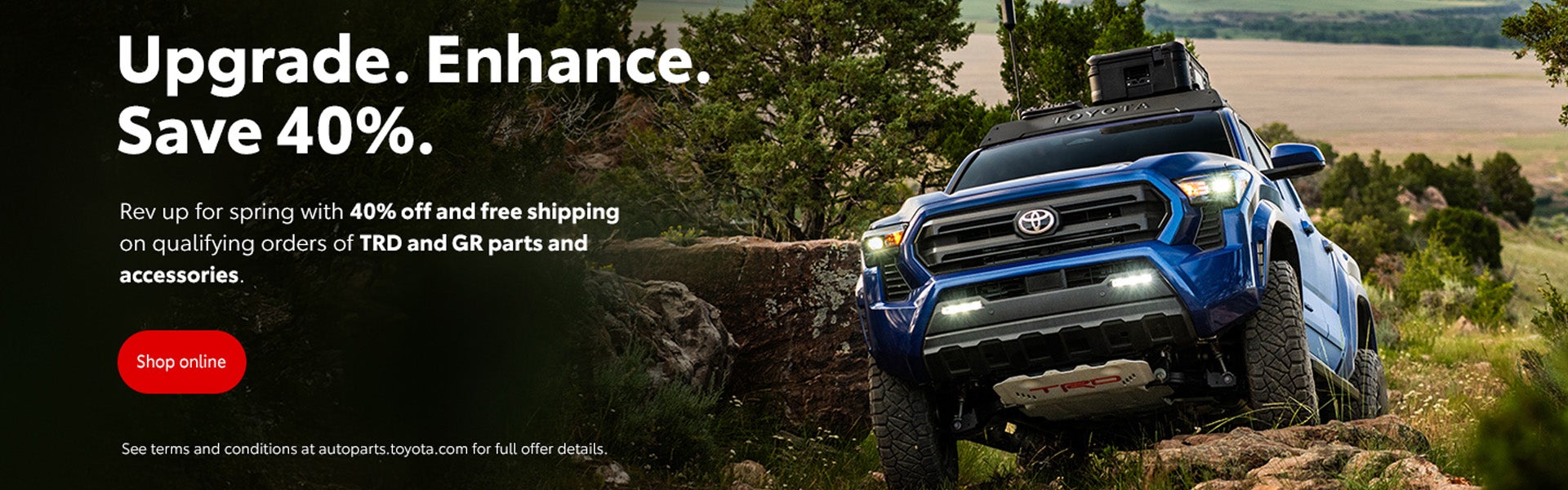 40% off TRD and GR products