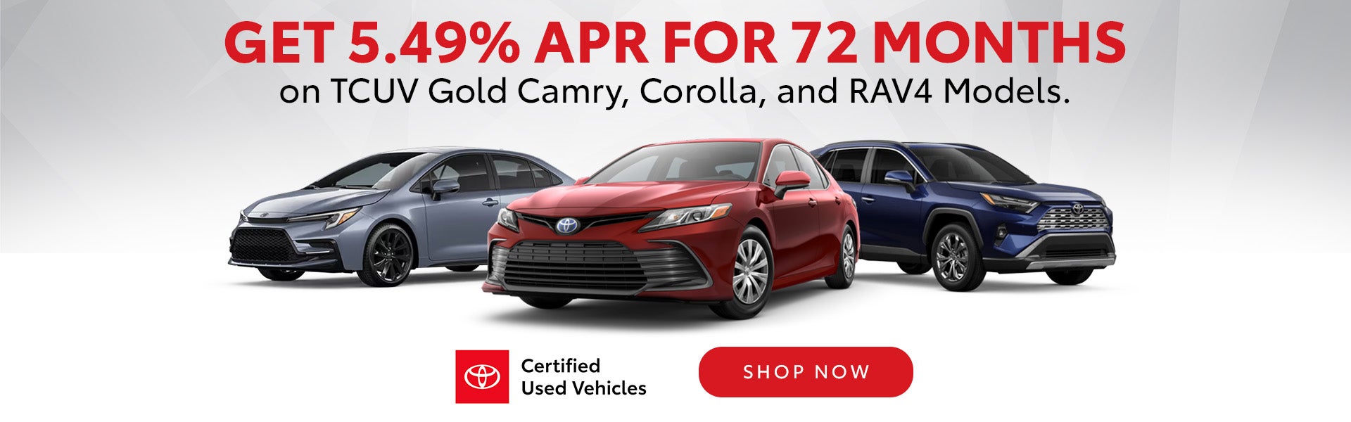 Special APR on select TCUV Gold models