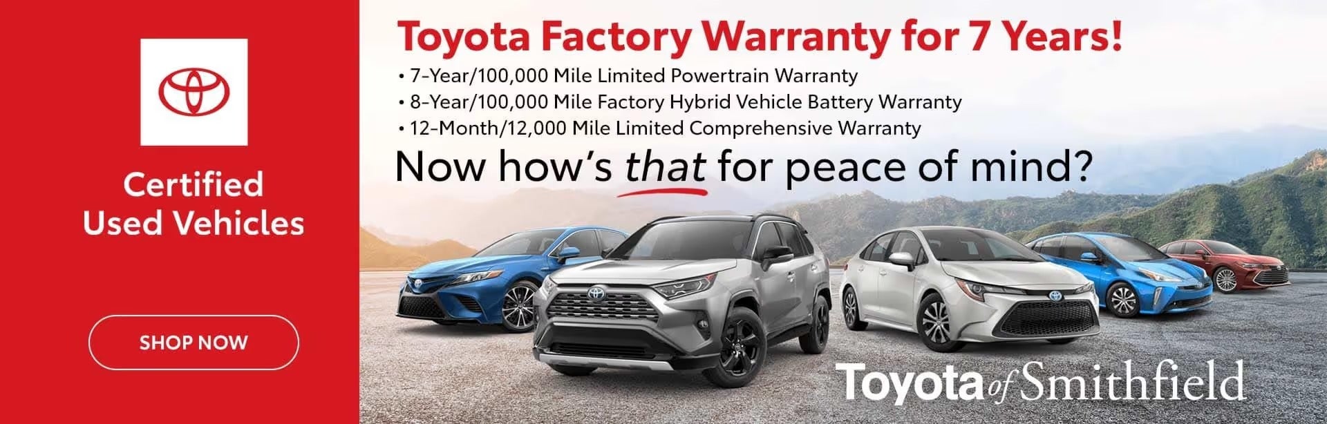 Toyota Warranty at Toyota Smithfield in Smithfield RI