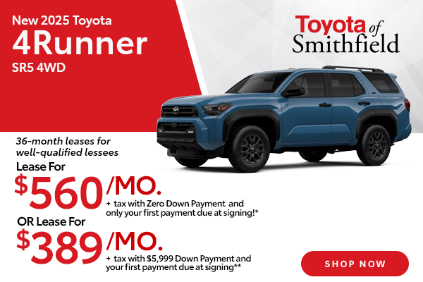 New 2025 Toyota 4Runner SR5 4WD