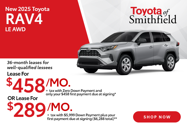 New 2025 Toyota RAV4 LE AWD