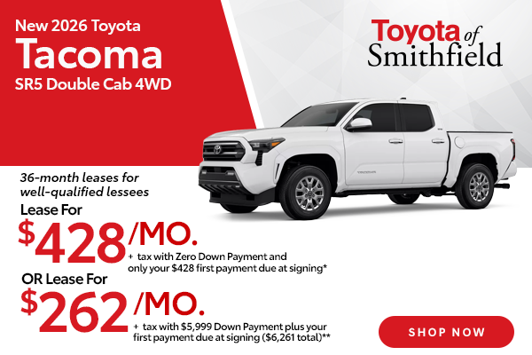 New 2026 Toyota Tacoma SR5 Double Cab 4WD