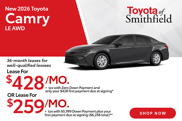 New 2026 Toyota Camry LE AWD