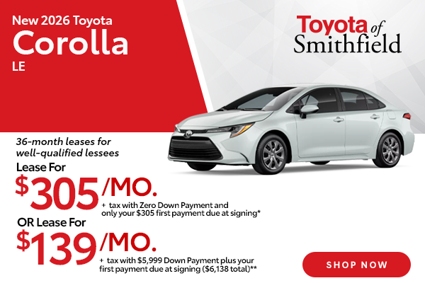 New 2026 Toyota Corolla LE