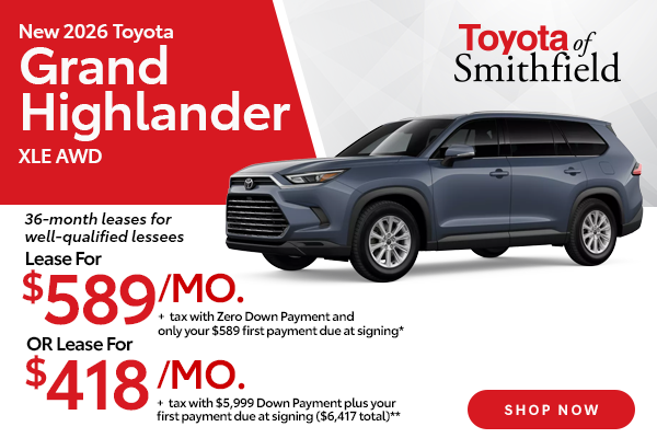 New 2026 Toyota Grand Highlander XLE AWD