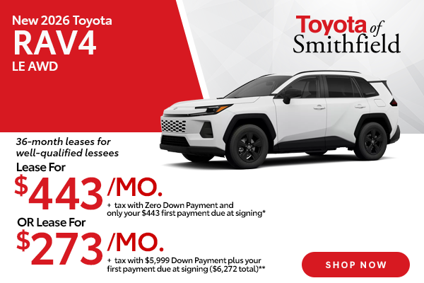 New 2026 Toyota RAV4 LE AWD