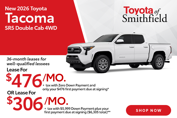 New 2026 Toyota Tacoma SR5 Double Cab 4WD