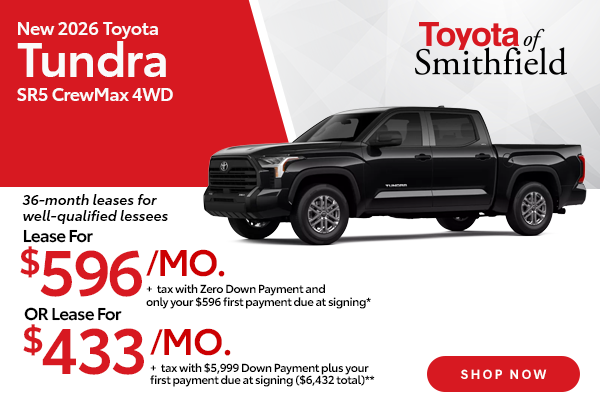 New 2026 Toyota Tundra SR5 CrewMax 4WD